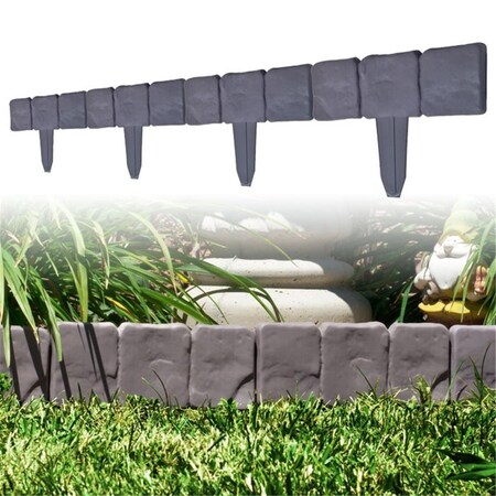 Bbq Innovations 10 Piece Cobblestone Flower Bed Border by TerraTrade BB1914184